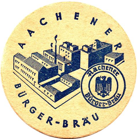 aachen ac-nw aachener b�rgerbr�u rund 1a (215-rechts sticker-blau)